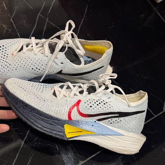 Nike White and Yellow Athletic Shoes - Picture 2 of 2